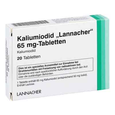Kaliumiodid Lannacher 65 mg tabletki 20 szt. od Lannacher Heilmittel Ges.m.b.H PZN 05556222
