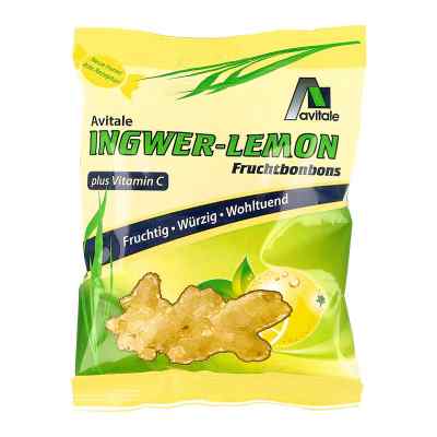 Kandyzowane cukierki owocowe imbirowo-cytrynowe + witamina C