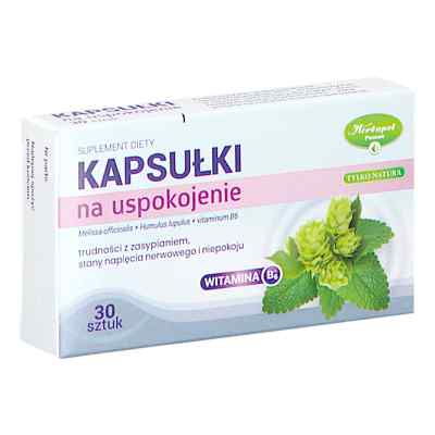 Kapsułki na uspokojenie Tylko Natura 30  od POZNAŃSKIE ZAKŁADY ZIELARSKIE 