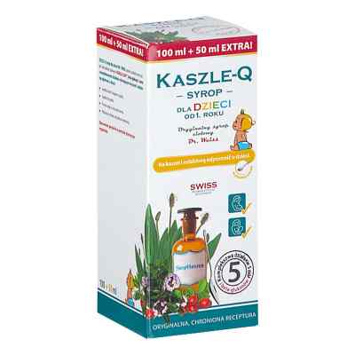 Kaszle-Q Syrop dla dzieci 150 ml od PZN 08304713