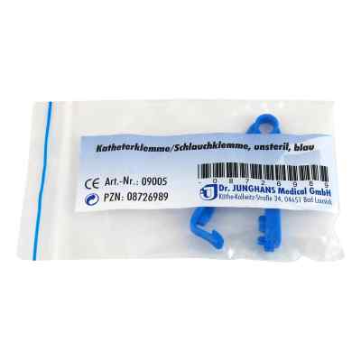 Katheter Klemme blau unsteril