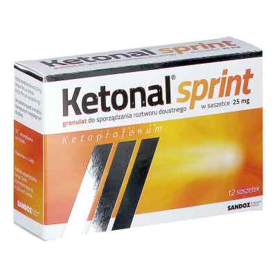 Ketonal Sprint saszetki 12  od LEK PHARMACEUTICALS D.D. PZN 08301627