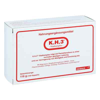 K.H.3 Vitalkomplex kapsułki 150 szt. od RIEMSER Pharma GmbH PZN 11524522