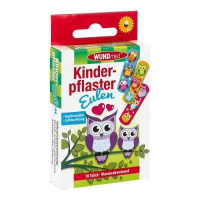 Kinderpflaster Eulen 10 szt. od Axisis GmbH PZN 11349237