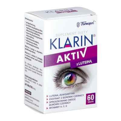 Klarin AKTIV z luteiną tabletki 60  od ZAKŁAD CHEMICZNO-FARMACEUTYCZNY 