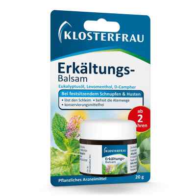 Klosterfrau Erkältungs-balsam 20 g od MCM KLOSTERFRAU Vertr. GmbH PZN 13505606