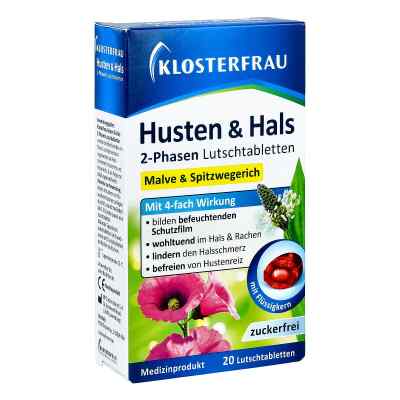 Klosterfrau Husten & Hals pastylki 20 szt. od MCM KLOSTERFRAU Vertr. GmbH PZN 13568179