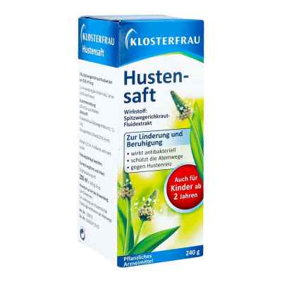 Klosterfrau Hustensaft 240 g od MCM KLOSTERFRAU Vertr. GmbH PZN 13505569