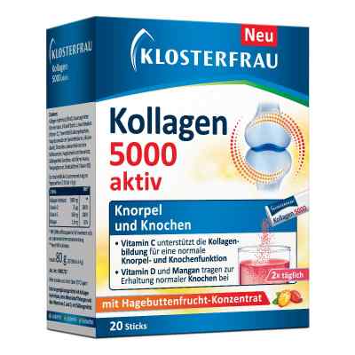 Klosterfrau Kollagen 5000 Aktiv Granulat Sticks 20 szt. od MCM KLOSTERFRAU Vertr. GmbH PZN 18378383
