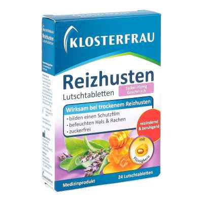 Klosterfrau Reizhusten Salbei-honig Lutschtabletten  24 szt. od MCM KLOSTERFRAU Vertr. GmbH PZN 13967330
