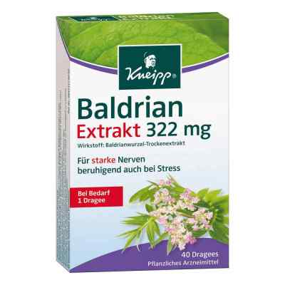 Kneipp wyciąg z waleriany w drażetkach 40 szt. od Kneipp GmbH PZN 04097717