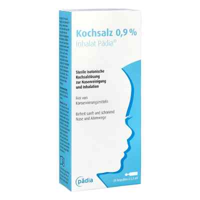 Kochsalz 0,9% Inhalat Pädia Ampullen 20X2.5 ml od Pädia GmbH PZN 14293649