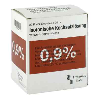 Kochsalzloesung 0,9% Plastikamp.fresenius 20X20 ml od Fresenius Kabi Deutschland GmbH PZN 03655664