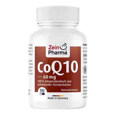 Koenzym Q 10 kapsułki 60 mg 90 szt. od ZeinPharma Germany GmbH PZN 09096355