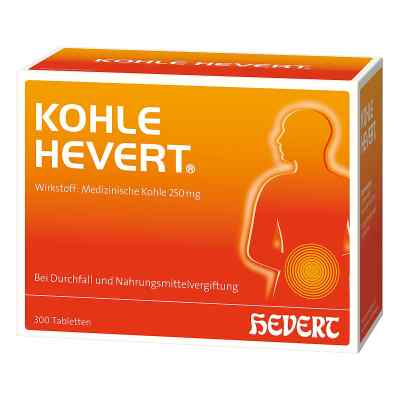 Kohle Hevert tabletki węglowe 300 szt. od Hevert Arzneimittel GmbH & Co. K PZN 03477398