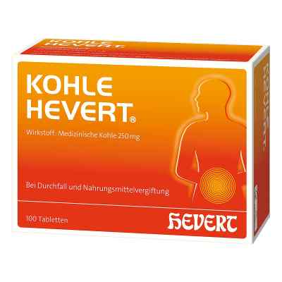 Kohle Hevert tabletki z węglem 100 szt. od Hevert Arzneimittel GmbH & Co. K PZN 06968642