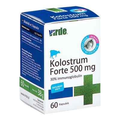 Kolostrum Forte kapsułki 60 od VIRDE PZN 08303357
