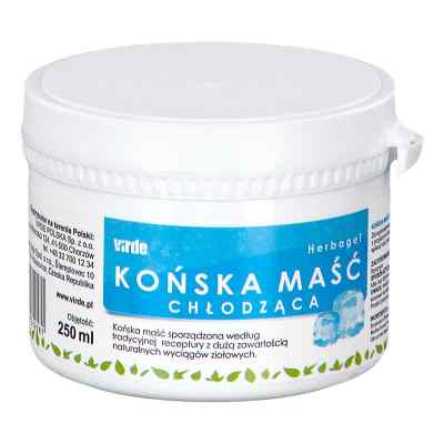 Końska Maść chłodząca 250 ml od VIRDE PZN 08305432