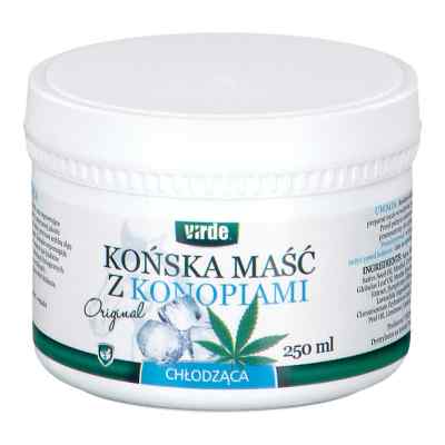 Końska Maść chłodząca z konopiami 250 ml od VIRDE PZN 08305435