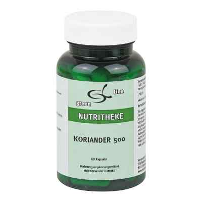 Koriander 500 kapsułki 60 szt. od 11 A Nutritheke GmbH PZN 07749327