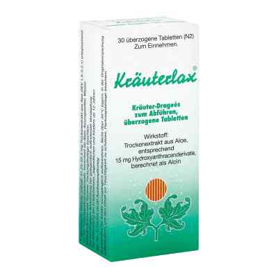 Kraeuterlax Dr.henk 15 mg Kraeuterdrag. z.Abf. 30 szt. od Dr. Theiss Naturwaren GmbH PZN 02115523