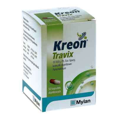 Kreon Travix (Kreon 10 000) 50  od ABBOTT LABORATORIES GMBH PZN 08300009
