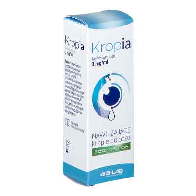 KROPIA nawilżające krople bez konserwantów 10 ml od OMISAN FARMACEUTICI PZN 08301205