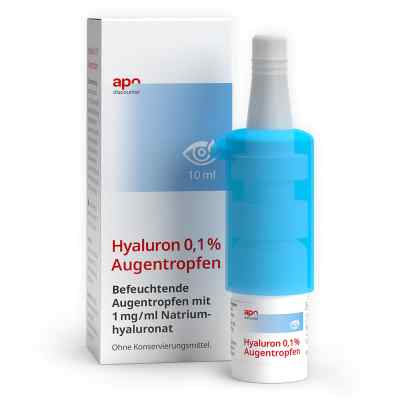 Krople do oczu Apodiscounter Hyaluron 0,1% 10 ml od  PZN 19184304