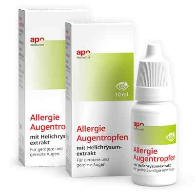 Krople do oczu Apodiscounter z ekstraktem z kocanki zestaw 2x10 ml od OMISAN FARMACEUTICI PZN 08102211