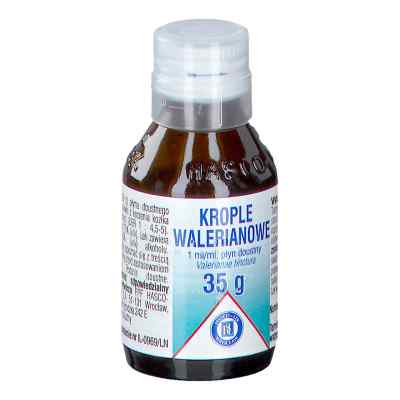 Krople walerianowe Hasco 35 g od PRZEDSIĘBIORSTWO PRODUKCJI FARMACEUTYCZNEJ HASCO-L PZN 08302173