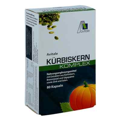 Kuerbiskern Komplex kapsułki 80 szt. od Avitale GmbH PZN 08896510