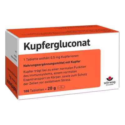 Kupfergluconat kapsułki 100 szt. od Wörwag Pharma Production GmbH &  PZN 04222499