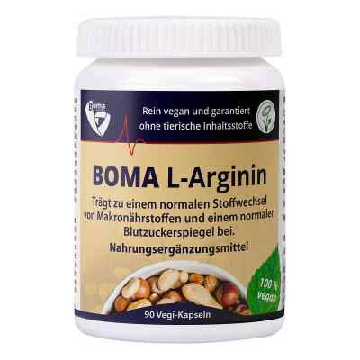 L-arginin kaspułki 90 szt. od BOMA Lecithin GmbH PZN 03661297