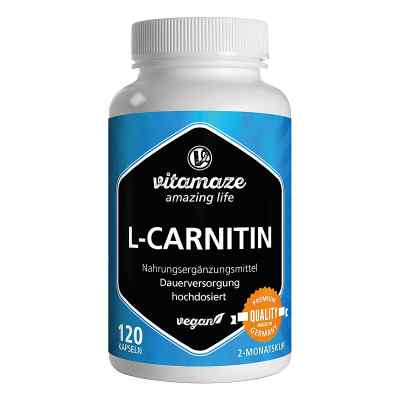 L-carnitin 680 mg vegan Vitamaze Kapseln 120 szt. od Vitamaze GmbH PZN 13947416