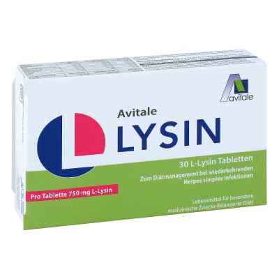 L-lysin 750 mg tabletki 30 szt. od Avitale GmbH PZN 10414300