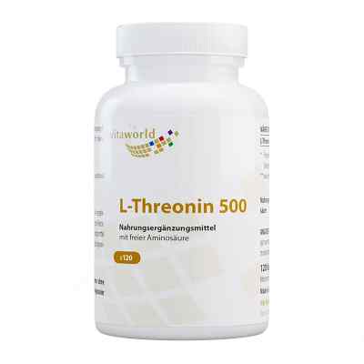 L-threonin 500 mg kapsułki 120 szt. od Vita World GmbH PZN 13364040