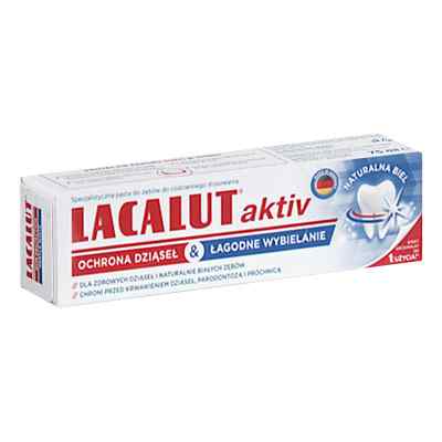 Lacalut Aktiv Ochrona Dziąseł & Łagodne Wybielanie Pasta do myci