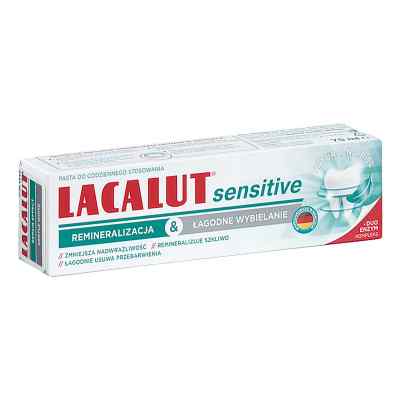 Lacalut Sensitive Pasta do mycia zębów reminalizacja & łagodne w 75 ml od DR THEISS NATURWAREN GMBH PZN 08304970