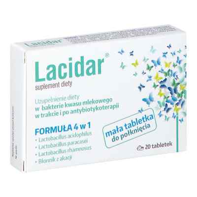 Lacidar tabletki 20  od TANTUS SP. Z O.O.DLA RANBAXY POLAND SP. Z O.O. PZN 08302757