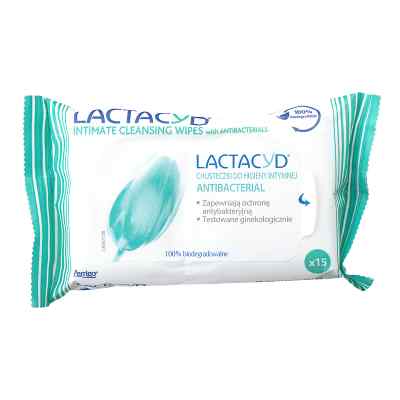 LACTACYD Antibacterial chusteczki do higieny intymnej 15  od OMEGA PHARMA INTERNATIONAL NV PZN 08300785
