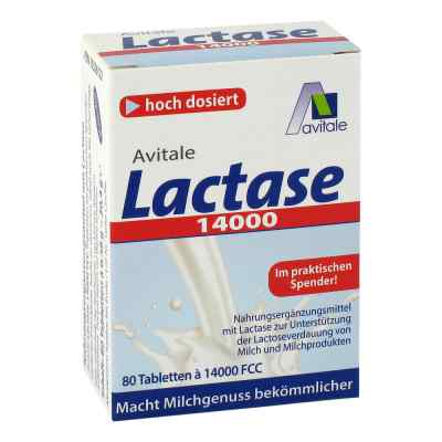 Lactase 14000 FCC tabletki 80 szt. od Avitale GmbH PZN 10326122