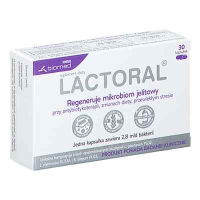 Lactoral kapsułki 30  od INSTYTUT BIOTECHNOLOGII SUROWIC I SZCZEPIONEK BIOM PZN 08304542
