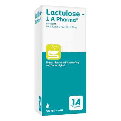 Lactulose 1a Pharma syrop 500 ml od 1 A Pharma GmbH PZN 01418931