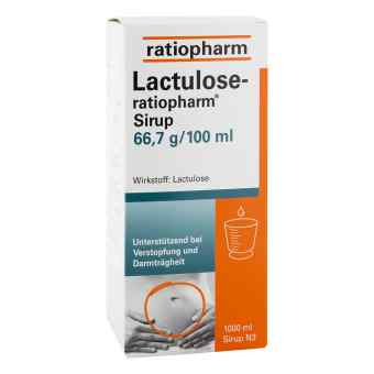 Lactulose ratiopharm Sirup 1000 ml od ratiopharm GmbH PZN 04916871
