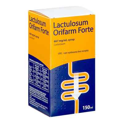 Lactulosum Orifarm Forte syrop 150 ml od ORIFARM MANUFACTURING POLAND SP. PZN 08303867