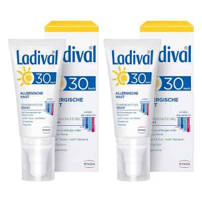 Ladival allergische Haut Gel Lsf 30 50 ml  GRATIS Ladival trocke 1 szt. od  PZN 08101464