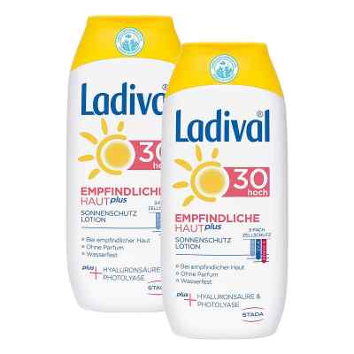 Ladival empfindliche Haut Lotion Lsf 30 200 ml GRATIS Ladival a 2x200 ml od STADA GmbH PZN 08101467