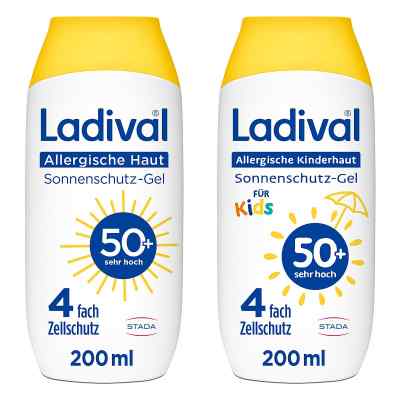 Ladival-Familien-Paket allergische Haut LSF 50  2x200 ml od STADA Consumer Health Deutschlan PZN 08100920