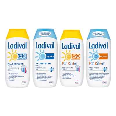 Ladival-Familien-Paket Sonnenschutz und Apres 4x200 ml od STADA Consumer Health Deutschlan PZN 08100921