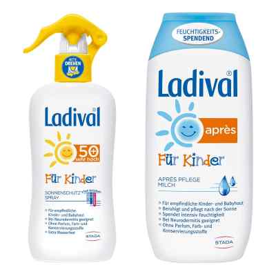 Ladival Kinder Sonnenschutzspray Lsf 50 und Apres Lotion  1 szt. od STADA Consumer Health Deutschlan PZN 08100928